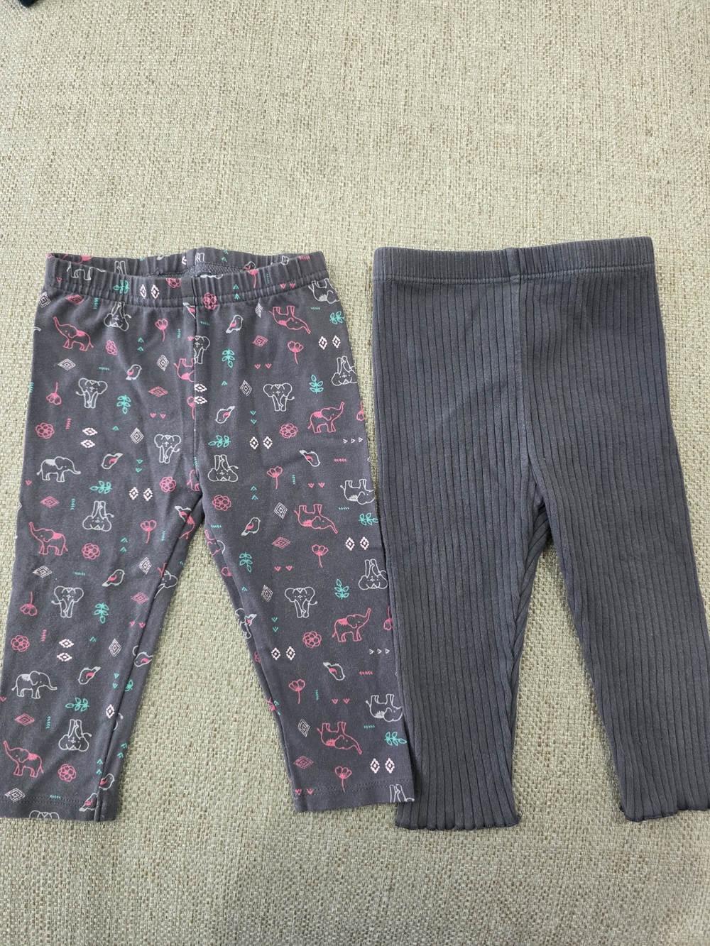 Carter's Gray Kids Leggings Set.